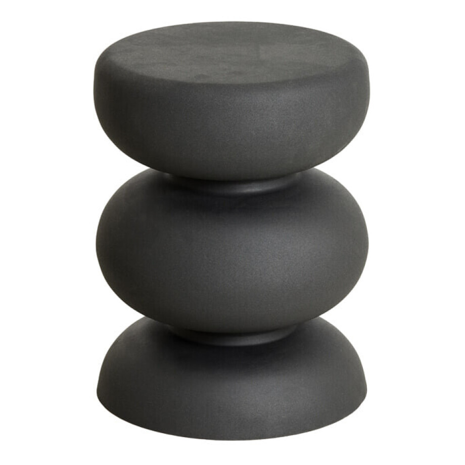 Light & Living Bijzettafel 'Kobodo' 35cm, kleur Mat Zwart Light & Living Bijzettafel 'Kobodo' 35cm, kleur Mat Zwart afbeelding 1