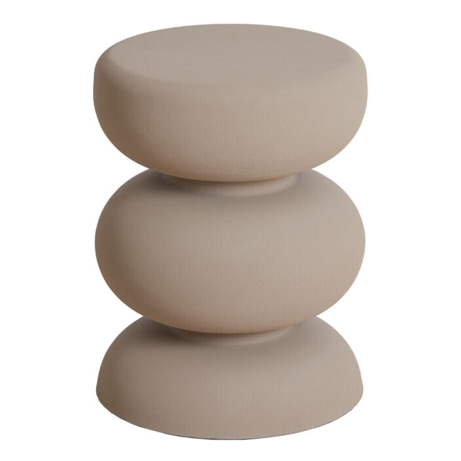Light & Living Bijzettafel 'Kobodo' 35cm, kleur Mat Crème Light & Living Bijzettafel 'Kobodo' 35cm, kleur Mat Crème afbeelding 1