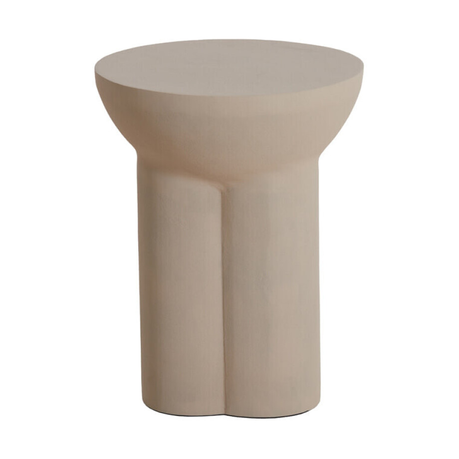 Light & Living Bijzettafel 'Ossana' 39cm, kleur Mat Zand afbeelding 1