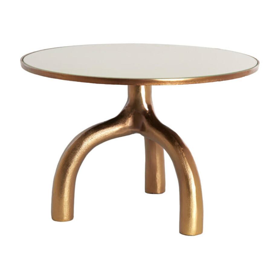Light & Living Ronde Salontafel 'Mello' Ø65cm, kleur Brons afbeelding 