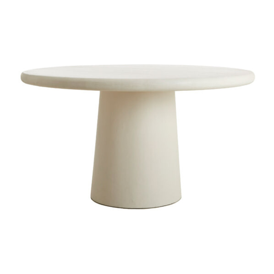 Light & Living Ronde Eettafel 'Kulona' 140cm, kleur Crème afbeelding 1