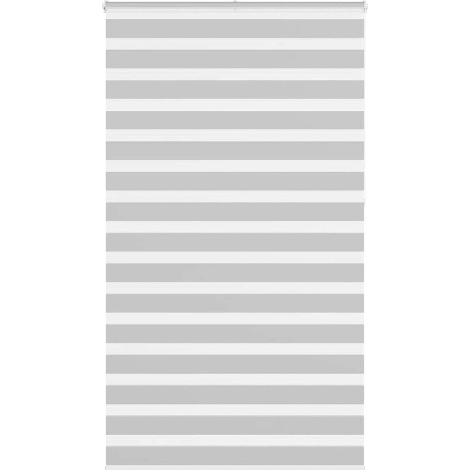 vidaXL - Zebra - rolgordijn - 130x230 - cm - stofbreedte - 125,9 - cm - lichtgrijs afbeelding 1