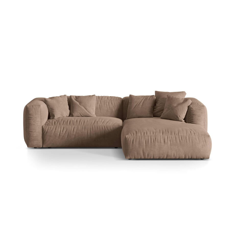 Hoekbank Martina rechts velvet | Micadoni afbeelding 1