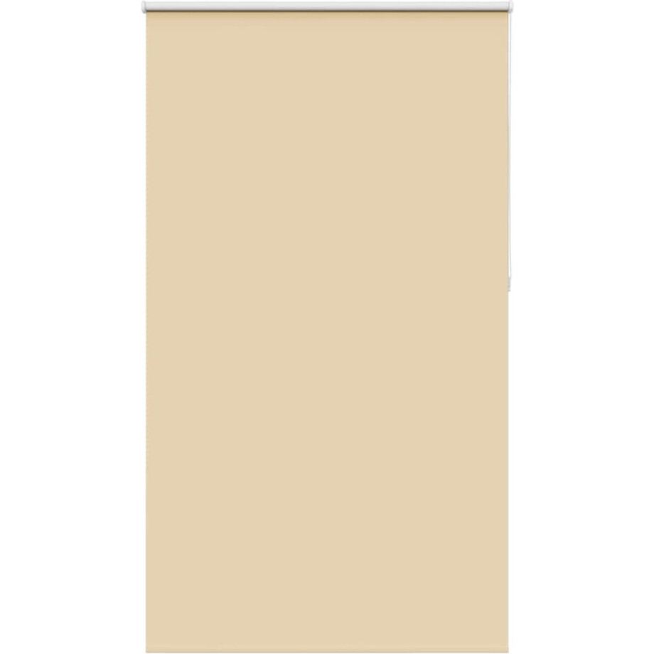 vidaXL - Rolgordijn - verduisterend - 130x210 - cm - stofbreedte - 126,6 - cm - beige afbeelding 1