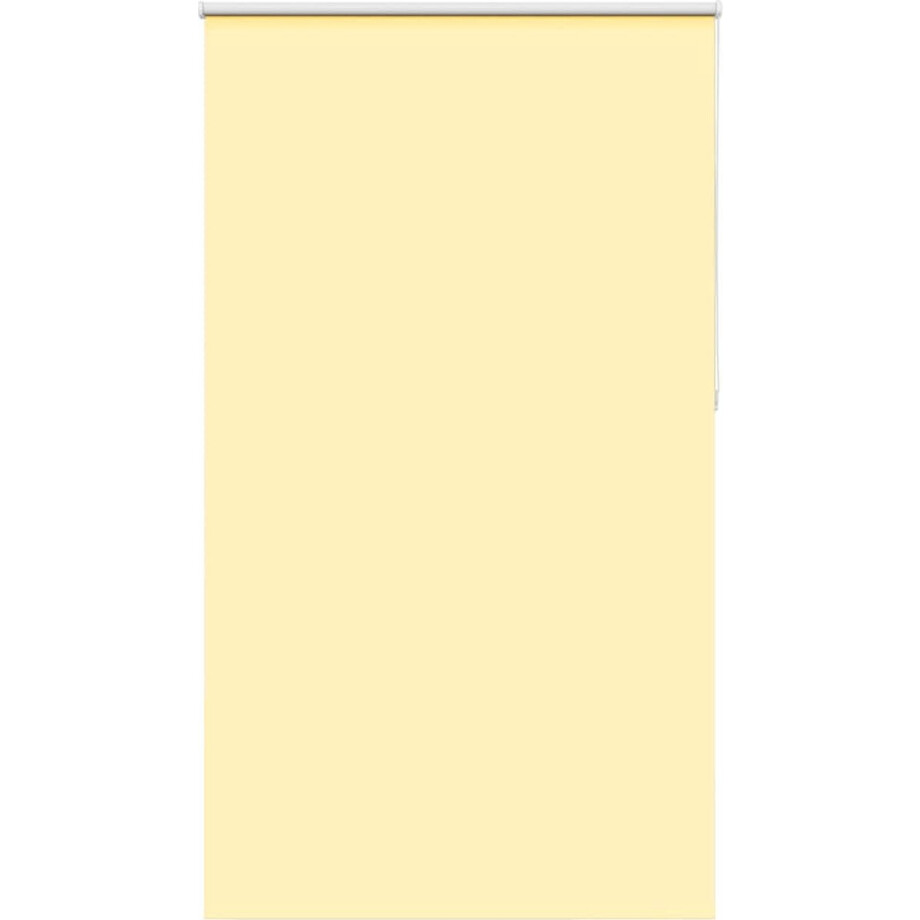 vidaXL - Rolgordijn - verduisterend - 125x210 - cm - stofbreedte - 121,6 - cm - geel afbeelding 1