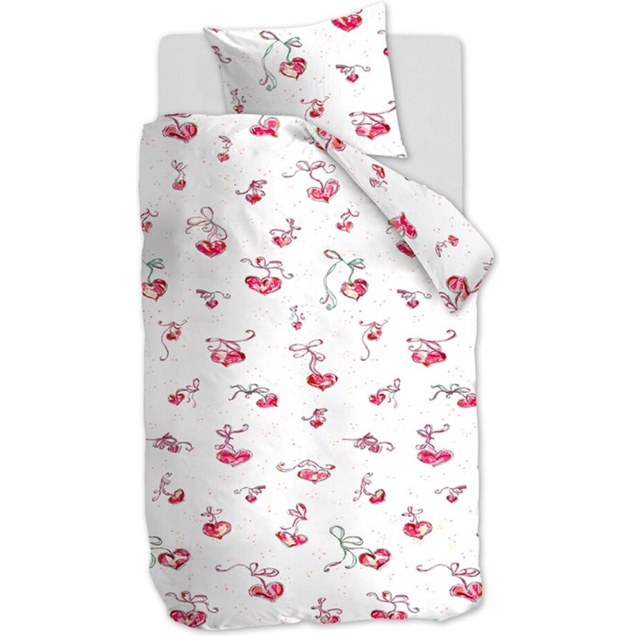 Beddinghouse Kids Love it dekbedovertrek - Eenpersoons - 140x200/220 - Roze afbeelding 1