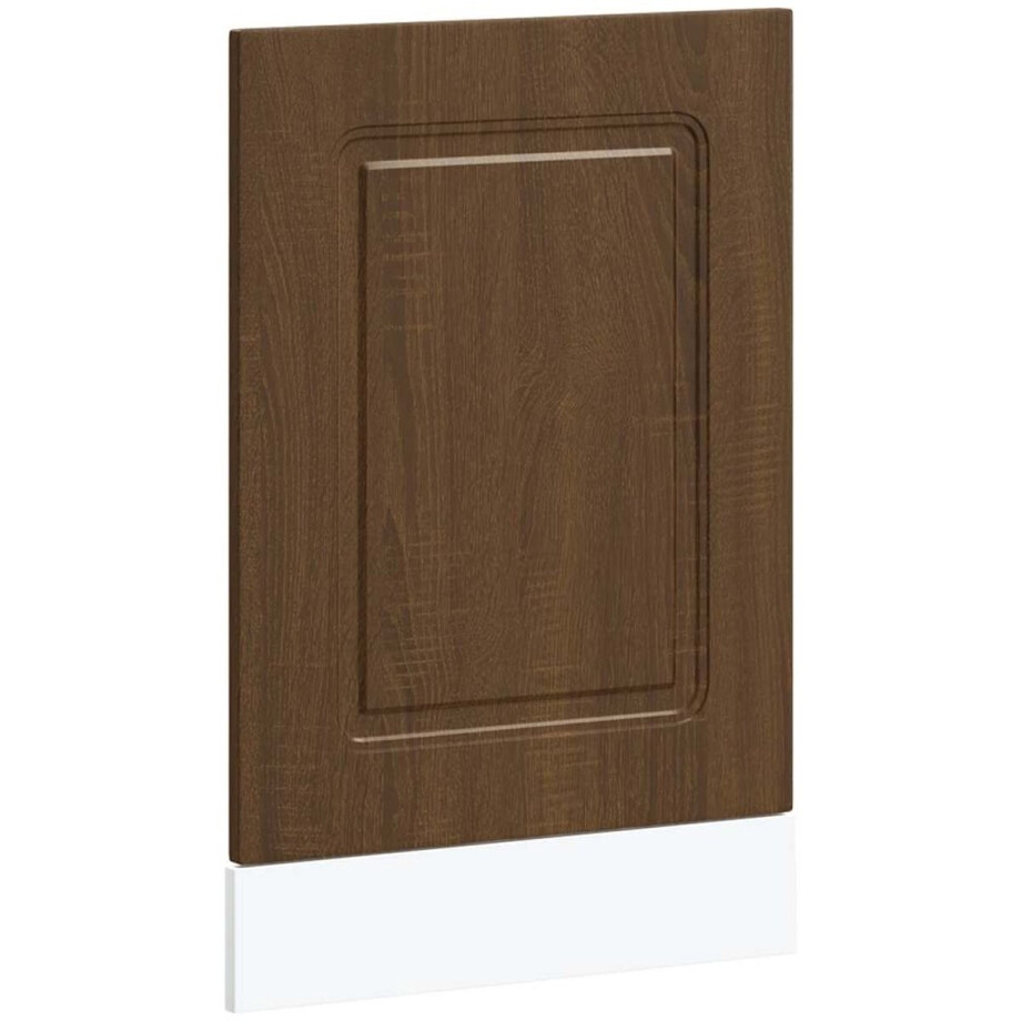 vidaXL - Vaatwaspaneel - Kalmar - 45x1,5x57 - cm - bewerkt - hout - bruin - eikenkleur afbeelding 1