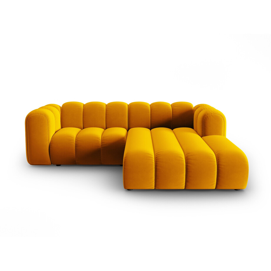 3-zits hoekbank Lupine rechts velvet | Micadoni afbeelding 1