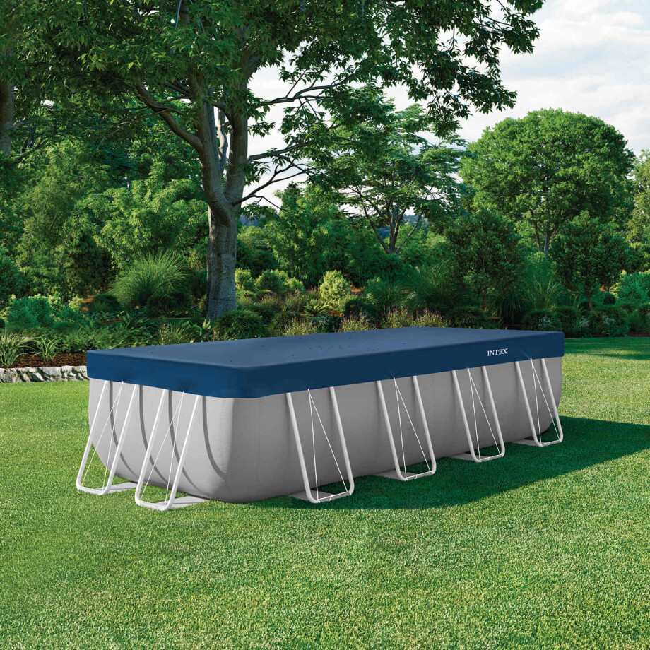 INTEX Zwembadcover 400 x 200 cm Rechthoekig PVC afbeelding 1