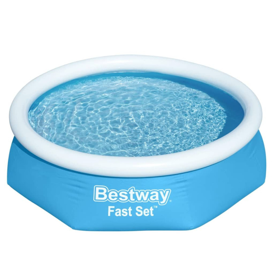 Bestway Zwembad Fast Set rond 244x61 cm blauw afbeelding 