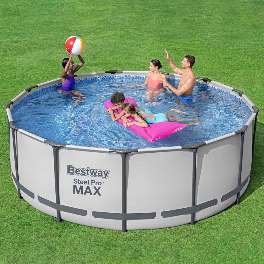 Bestway Zwembadset Steel Pro MAX rond 396x122 cm afbeelding 1