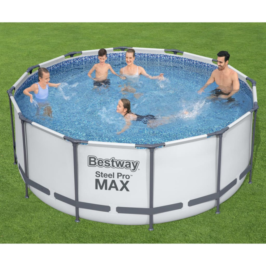 Bestway Steel Pro MAX Zwembadset rond 366x122 cm afbeelding 