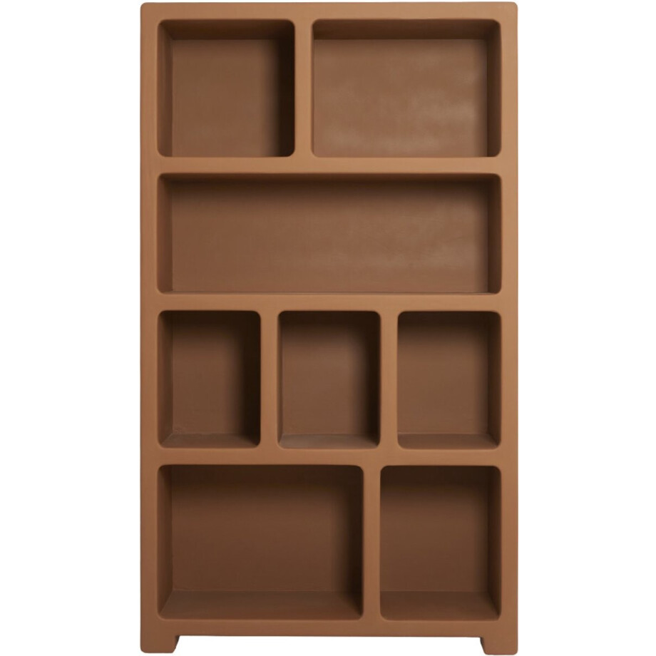 Light & Living - Kast NAHUA - 110x35x190 cm - Terra Light & Living - Kast NAHUA - 110x35x190 cm - Terra afbeelding 1
