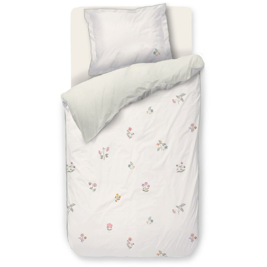 Pip Studio Mughal Flower kussensloop - Gebroken wit - 60 x 70 cm Pip Studio Mughal Flower kussensloop - Gebroken wit - 60 x 70 cm afbeelding 1