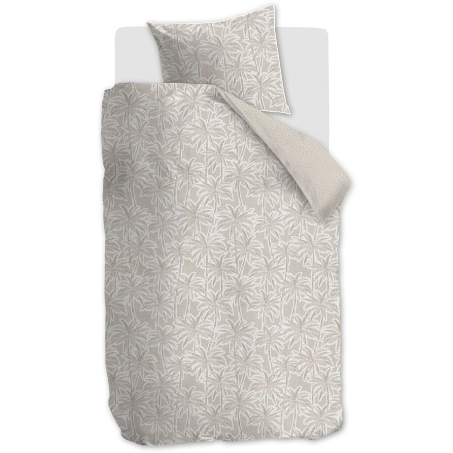 Rivièra Maison Palm Paradise dekbedovertrek - Eenpersoons - 140 x 200/220 cm - Zand Rivièra Maison Palm Paradise dekbedovertrek - Eenpersoons - 140 x 200/220 cm - Zand afbeelding 1