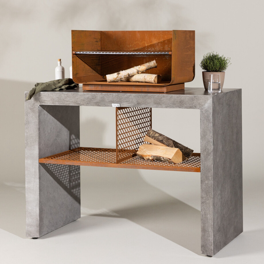 Nohr Outdoor Keuken 'Jwan' Betonlook, 120 x 60cm Nohr Outdoor Keuken 'Jwan' Betonlook, 120 x 60cm afbeelding 1