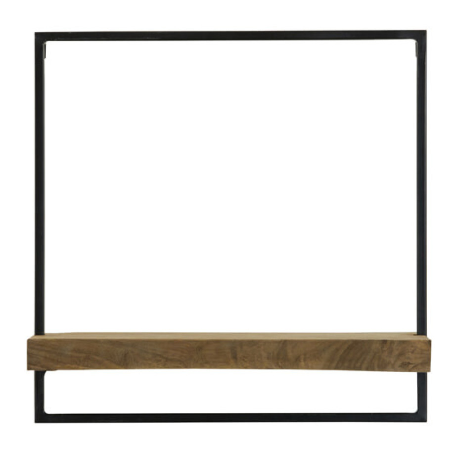 Light & Living Wandplank 'Maddison' 50cm, kleur Donkerbruin afbeelding 1