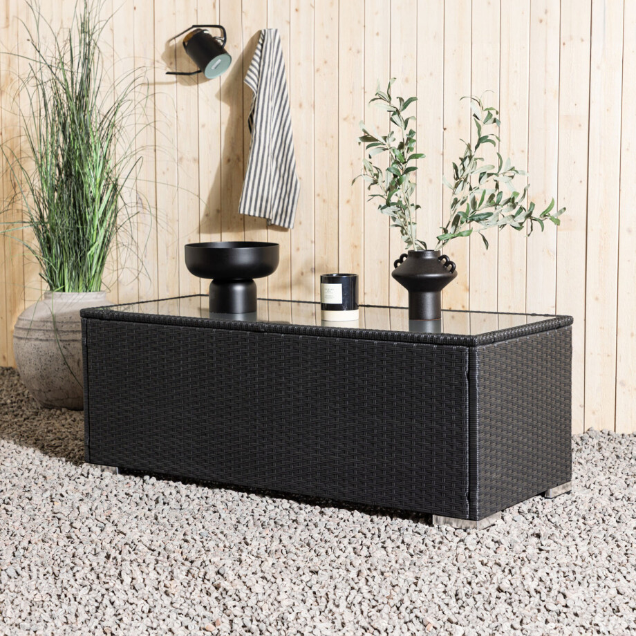 Nohr Loungetafel 'Kha' Wicker, 120 x 50cm afbeelding 1