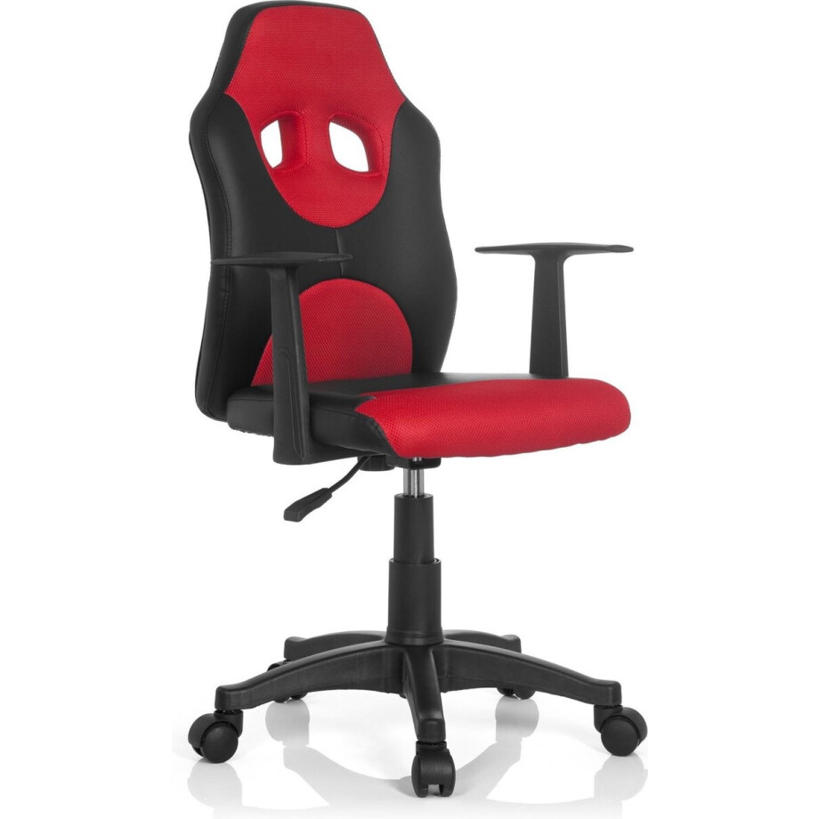 hjh office Kiddy Racer AL - Bureaustoel - Kinder - Zwart / rood hjh office Kiddy Racer AL - Bureaustoel - Kinder - Zwart / rood afbeelding 1