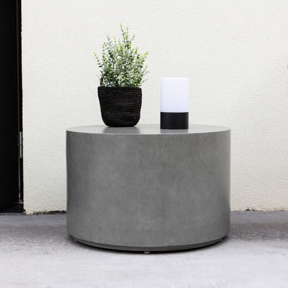 Nohr Ronde Outdoor Bijzettafel 'Jorja' 60cm, kleur Grijs afbeelding 1