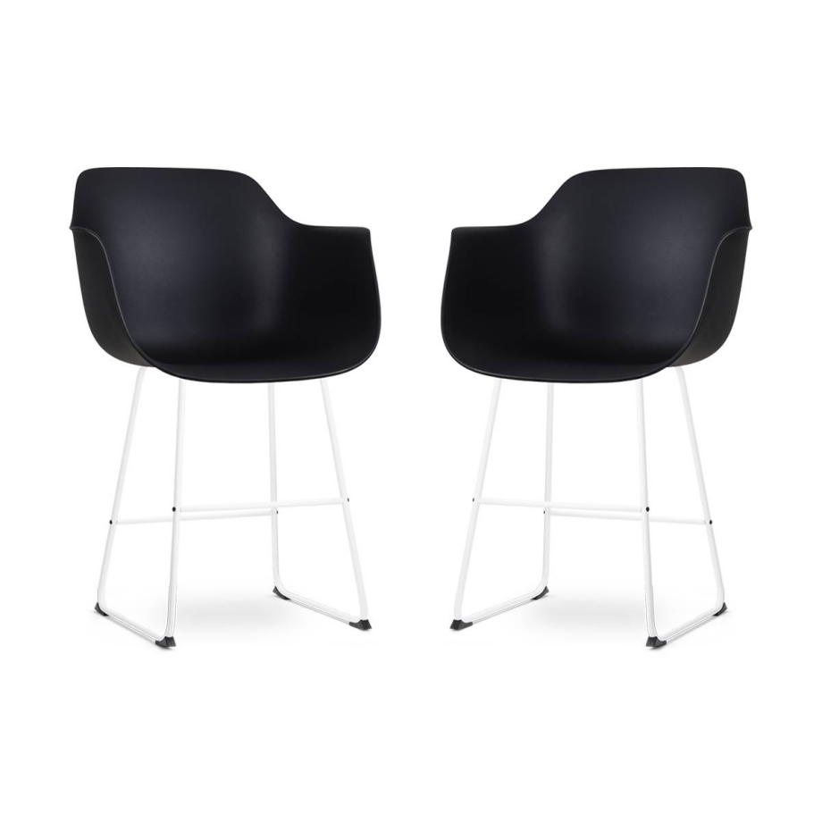 Set van 2 barstoelen Nino-Puk | Nolon Set van 2 barstoelen Nino-Puk | Nolon afbeelding 1