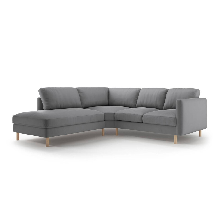 Hoekbank Eden links velvet | Micadoni afbeelding 1