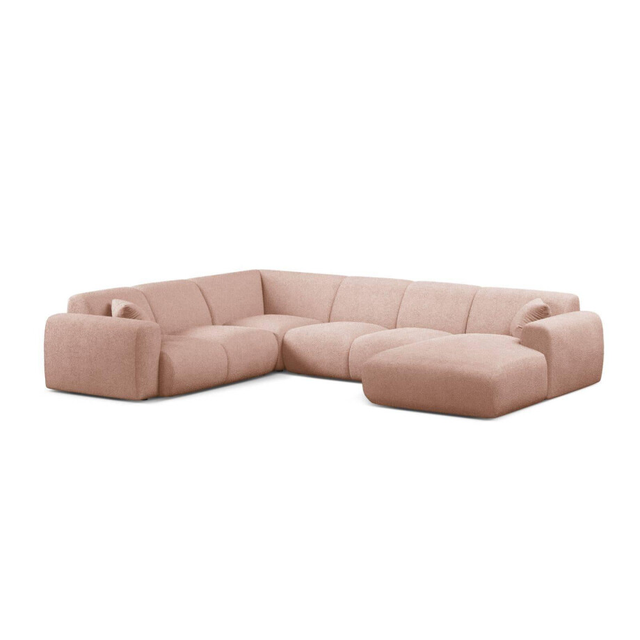 Modulaire hoekbank Molino links bouclé | Micadoni Home Modulaire hoekbank Molino links bouclé | Micadoni Home afbeelding 1