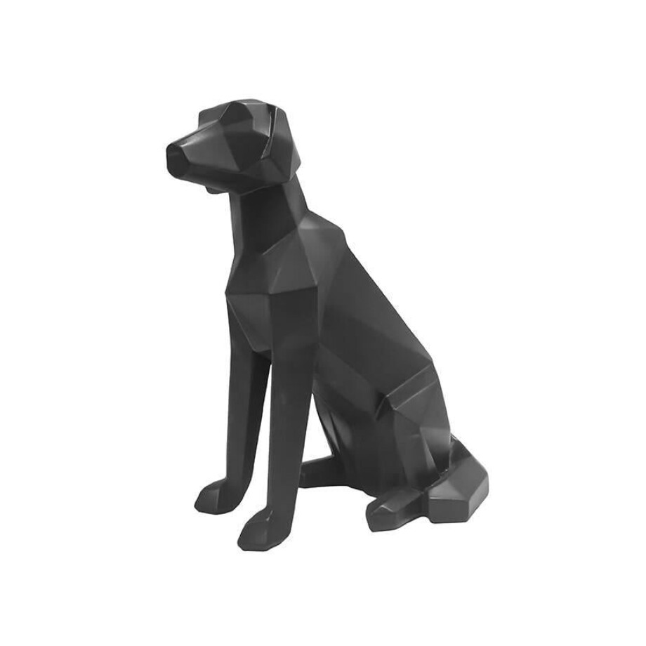 Decoratie Origami Dog zittend | Present Time afbeelding 1