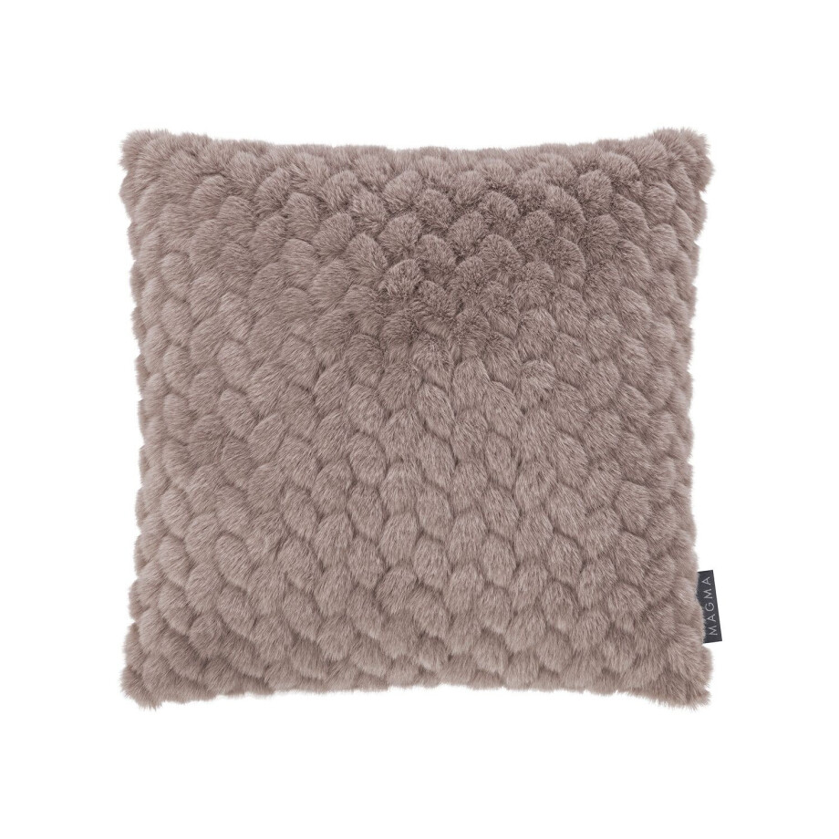 MAGMA Kussenhoes MINK (Taupe, 40 x 40 cm) MAGMA Kussenhoes MINK (Taupe, 40 x 40 cm) afbeelding 1