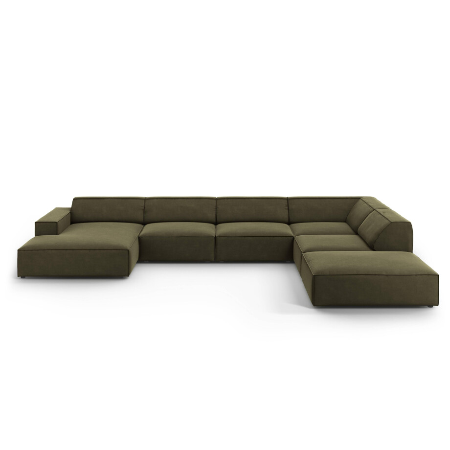 7-zits hoekbank Jodie velvet rechts | Micadoni Limited Edition afbeelding 1