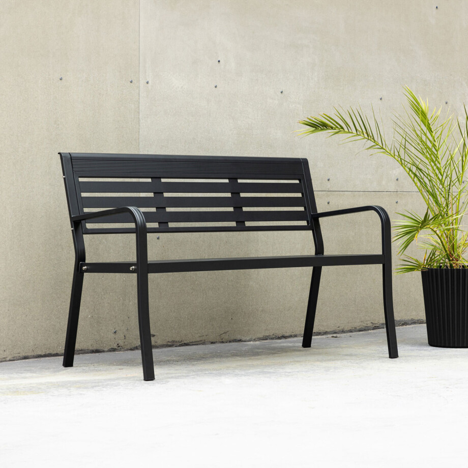 Nohr Tuinbank 'Lynnell' 125cm Nohr Tuinbank 'Lynnell' 125cm afbeelding 1