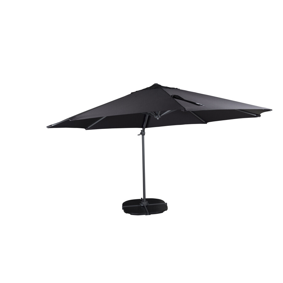 Nohr Zweefparasol 'Antasia' 350cm, kleur Zwart afbeelding 1