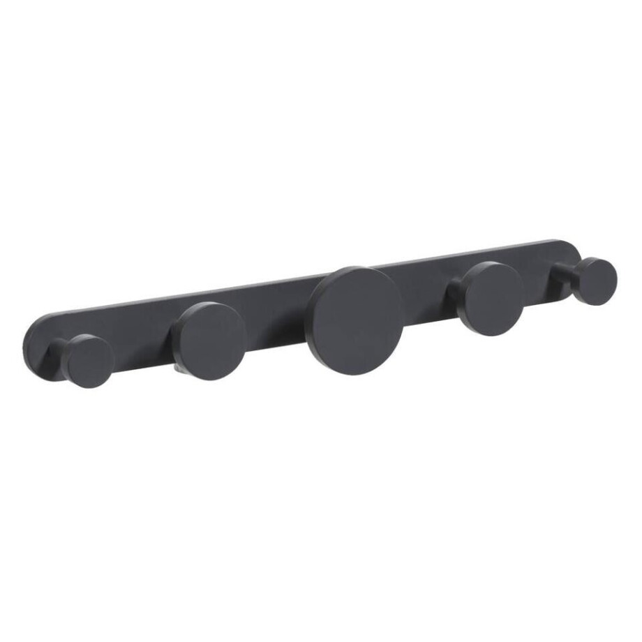 Leen Bakker - Wandkapstok Skagen - 8x59x9,8 Cm - MDF - Grijs afbeelding 1