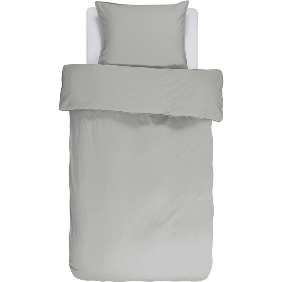 ESSENZA Guy Dekbedovertrek Zilver - Lits-Jumeaux XL – 260x200/220 cm afbeelding 1