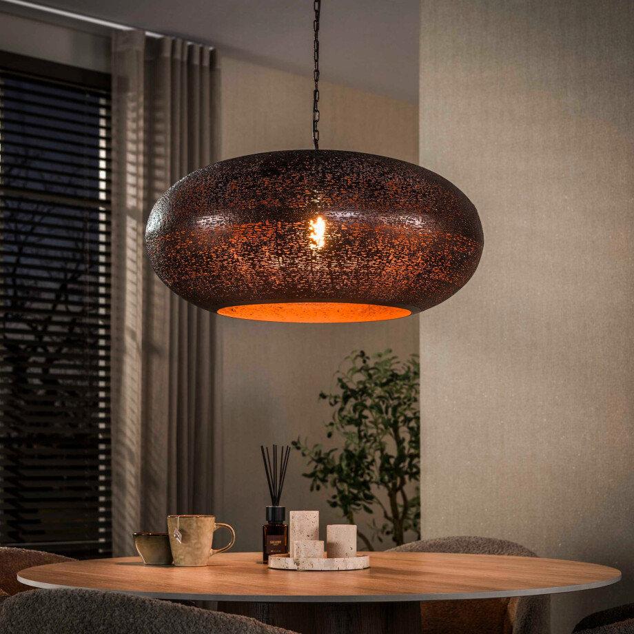 Hanglamp Cielo 1-lichts 68 cm Antiek koper Hanglamp Cielo 1-lichts 68 cm Antiek koper afbeelding 1