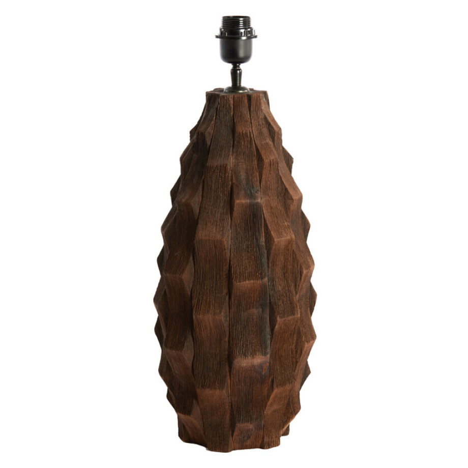 Light & Living Tafellamp 'Takabe' Mangohout, 46cm (excl. kap) Light & Living Tafellamp 'Takabe' Mangohout, 46cm (excl. kap) afbeelding