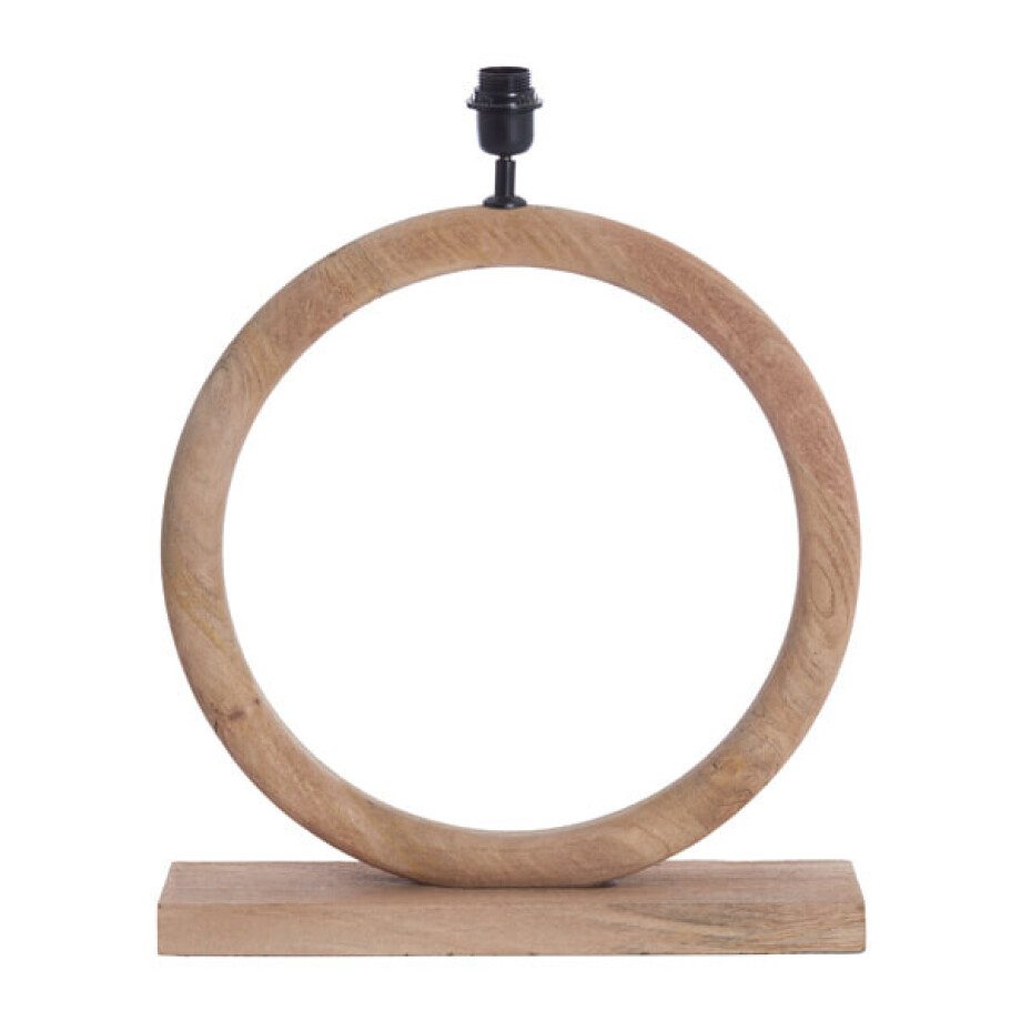 Light & Living Tafellamp 'Nubia' Mangohout, kleur Naturel (excl. kap) Light & Living Tafellamp 'Nubia' Mangohout, kleur Naturel (excl. kap) afbeelding 1