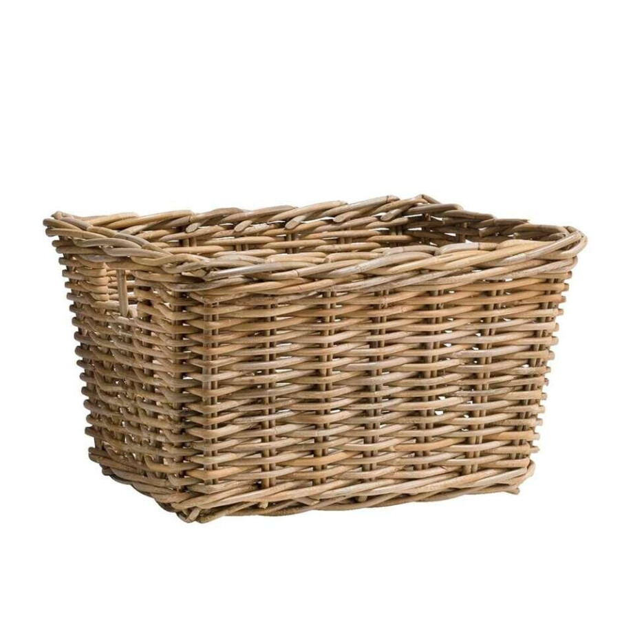 Leen Bakker - Lademand Pien - / - 50x40x30 Cm - Rotan - Bruin Leen Bakker - Lademand Pien - / - 50x40x30 Cm - Rotan - Bruin afbeelding 1