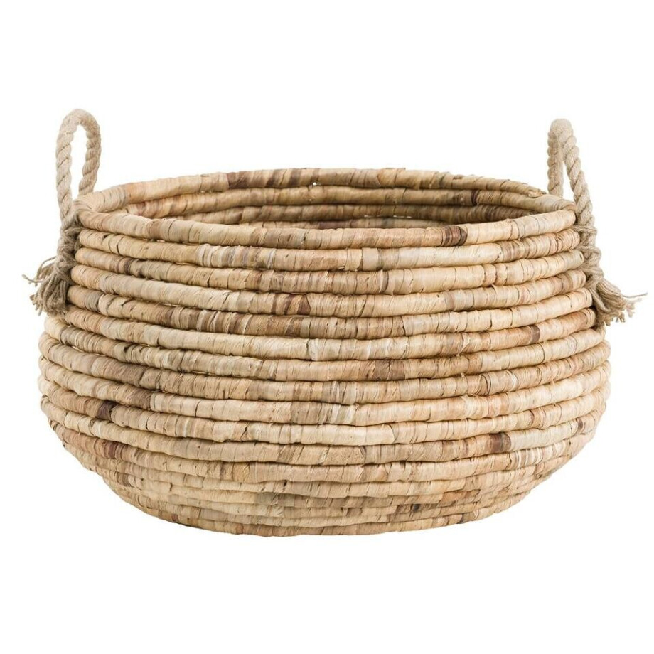 Leen Bakker - Mand Juul - Naturel - 25x46 Cm - Rotan - Bruin afbeelding 1