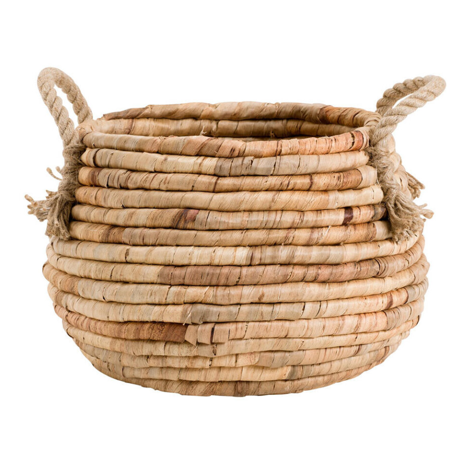 Leen Bakker - Mand Juul - Naturel - 22x32 Cm - Rotan - Bruin afbeelding 1
