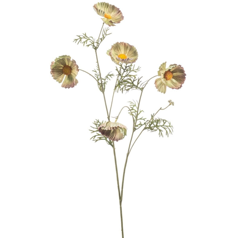 Emerald - Kunstbloem Cosmos 70cm groen - Kunstplant voor binnen afbeelding 1