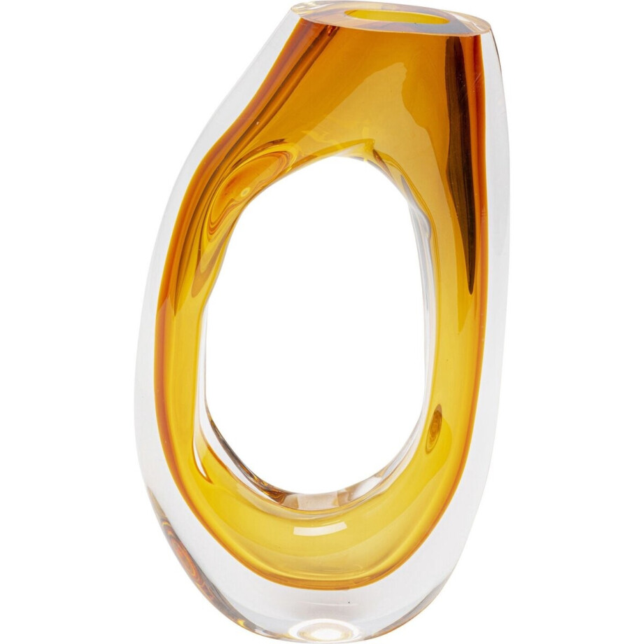 Vaas Anello geel 34cm Kare Design Vaas Anello geel 34cm Kare Design afbeelding 1