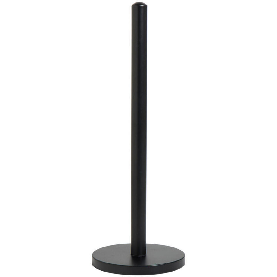 Leen Bakker - Toiletrolhouder 42xØ15 Cm - Metaal - Zwart afbeelding 1
