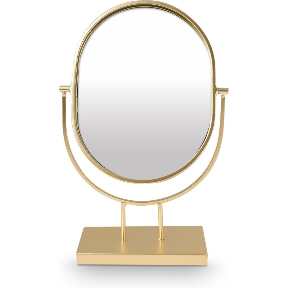 vtwonen - Basic - Spiegel - Goud - Metaal - 20,5x8x32cm vtwonen - Basic - Spiegel - Goud - Metaal - 20,5x8x32cm afbeelding 1