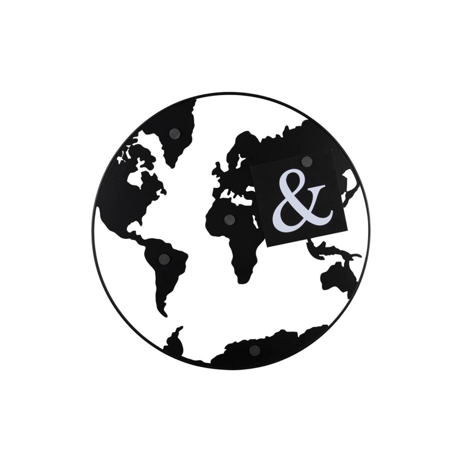 Memobord World Map | Present Time afbeelding 1