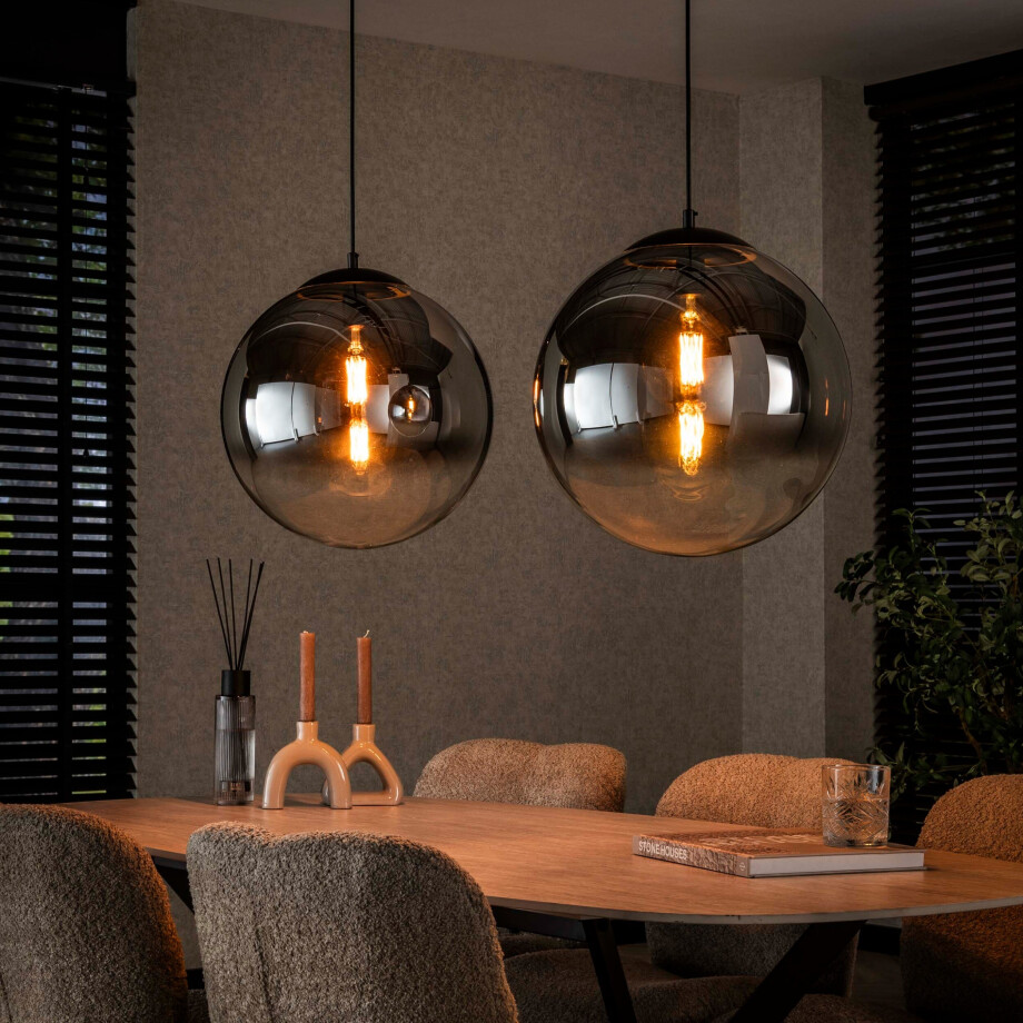Hanglamp Bubble Shaded XL 2-lichts Artic zwart Hanglamp Bubble Shaded XL 2-lichts Artic zwart afbeelding