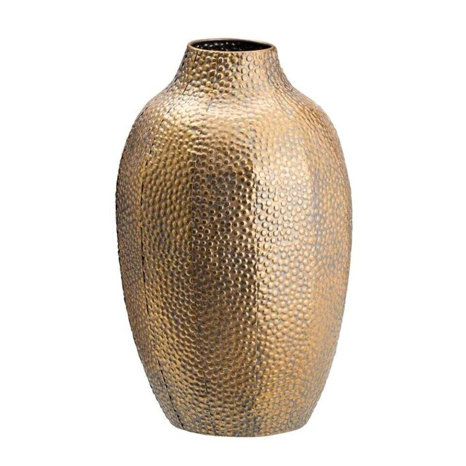 Leen Bakker - Vaas Mitch - Goud - 46x28,5 Cm - Metaal - Goudkleurig afbeelding 1