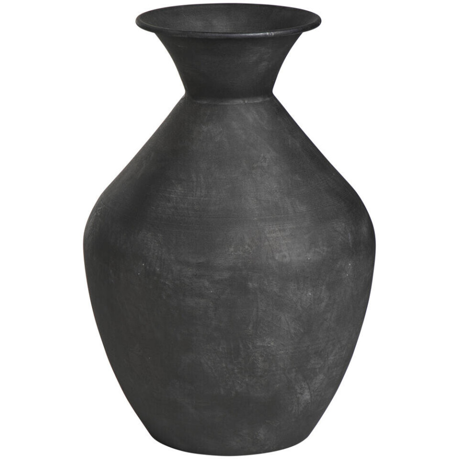 Leen Bakker - Vaas Miro - - 36,5xØ25 Cm - Metaal - Zwart - H36.5 Cm Leen Bakker - Vaas Miro - - 36,5xØ25 Cm - Metaal - Zwart - H36.5 Cm afbeelding 1