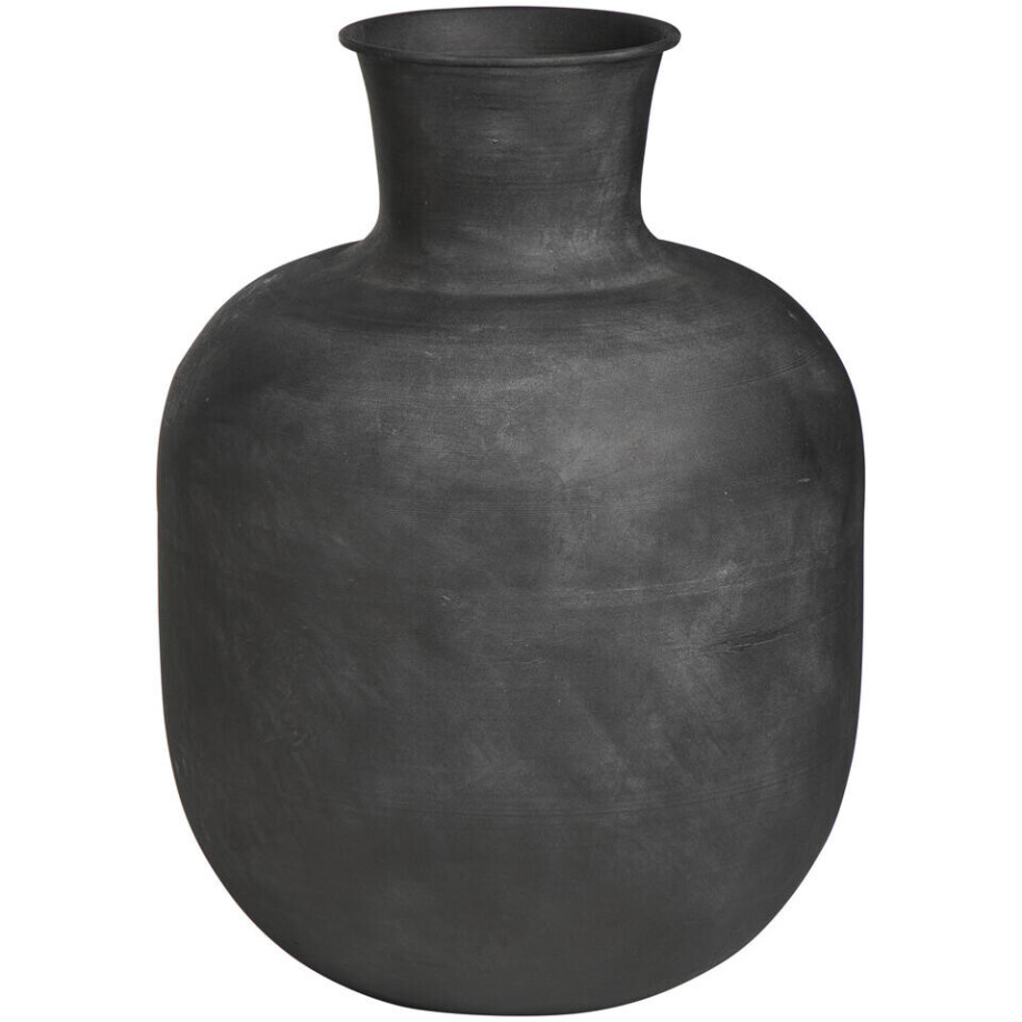 Leen Bakker - Vaas Miro - - 40,5xØ30 Cm - Metaal - Zwart - H40.5 Cm Leen Bakker - Vaas Miro - - 40,5xØ30 Cm - Metaal - Zwart - H40.5 Cm afbeelding 1