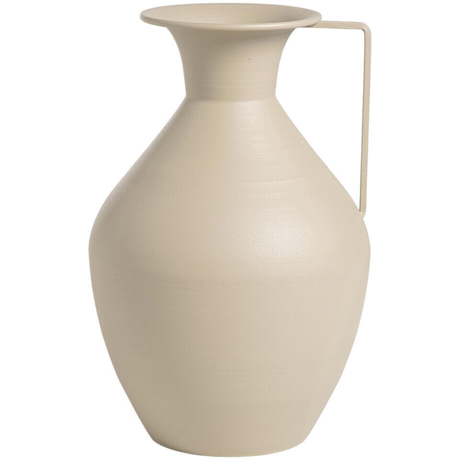 Leen Bakker - Vaas Maan - 30x19,7x12,3 Cm - Metaal - Taupe - 12.3x19.7x30 Cm Leen Bakker - Vaas Maan - 30x19,7x12,3 Cm - Metaal - Taupe - 12.3x19.7x30 Cm afbeelding 1